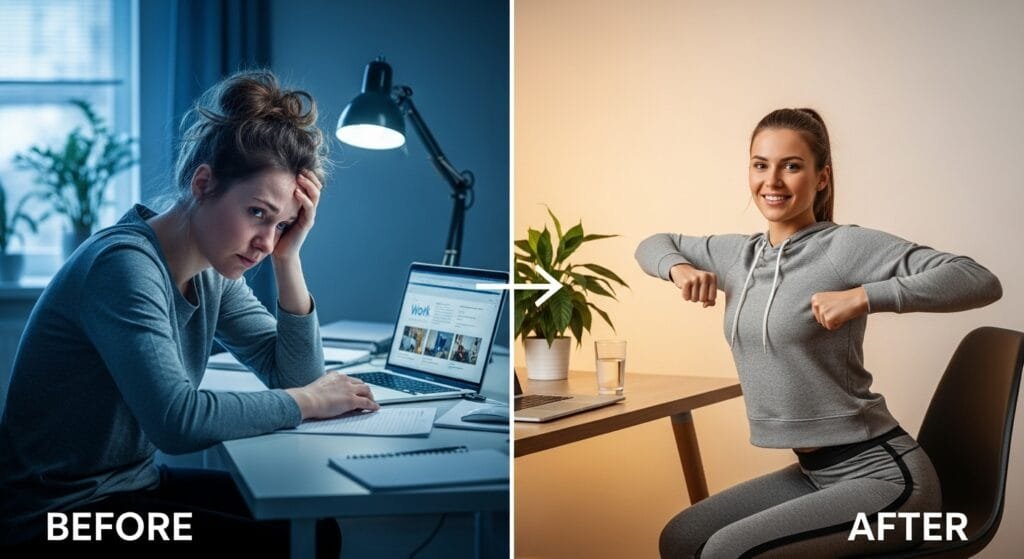5 Powerful Micro Workouts for Busy Adults at Your Desk in 10 Minutes