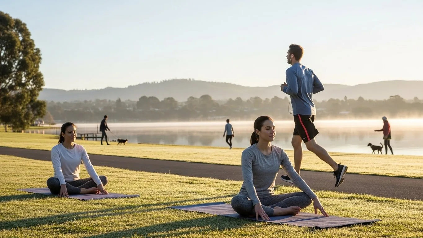 Lifestyle health habits supporting overall wellness and balance