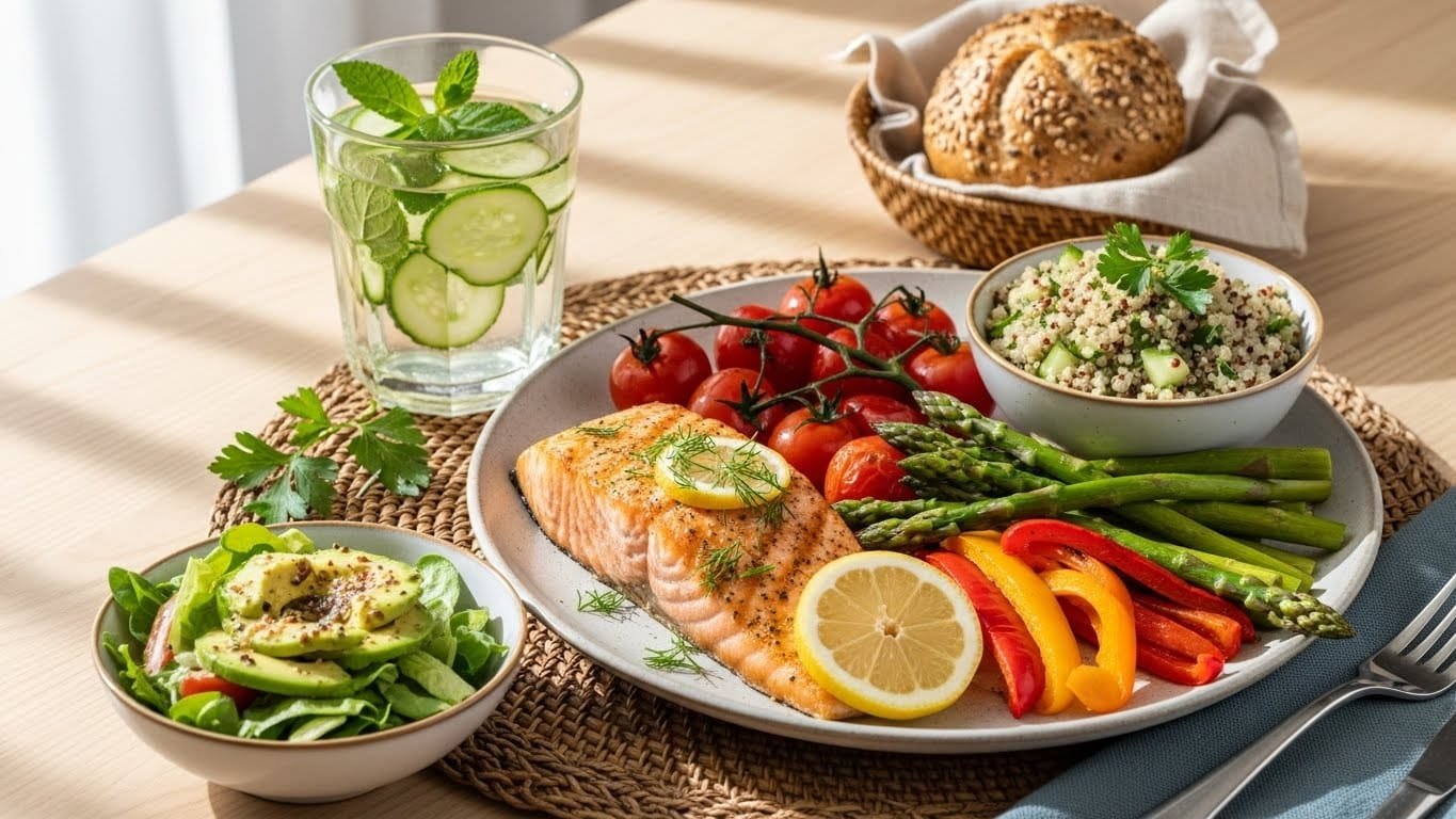 Healthy nutrition and balanced eating for long-term wellness