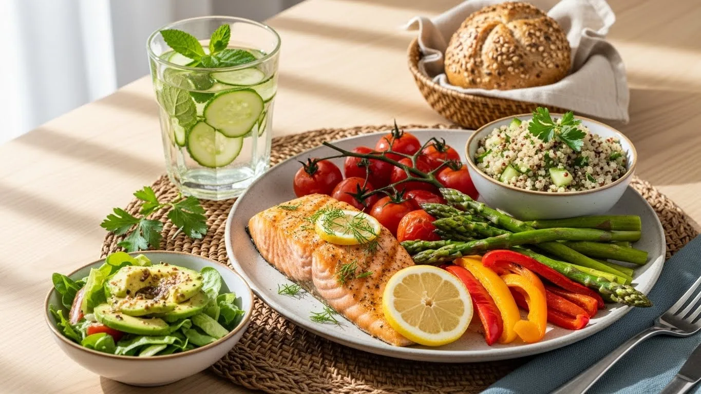 Healthy nutrition and balanced eating for long-term wellness